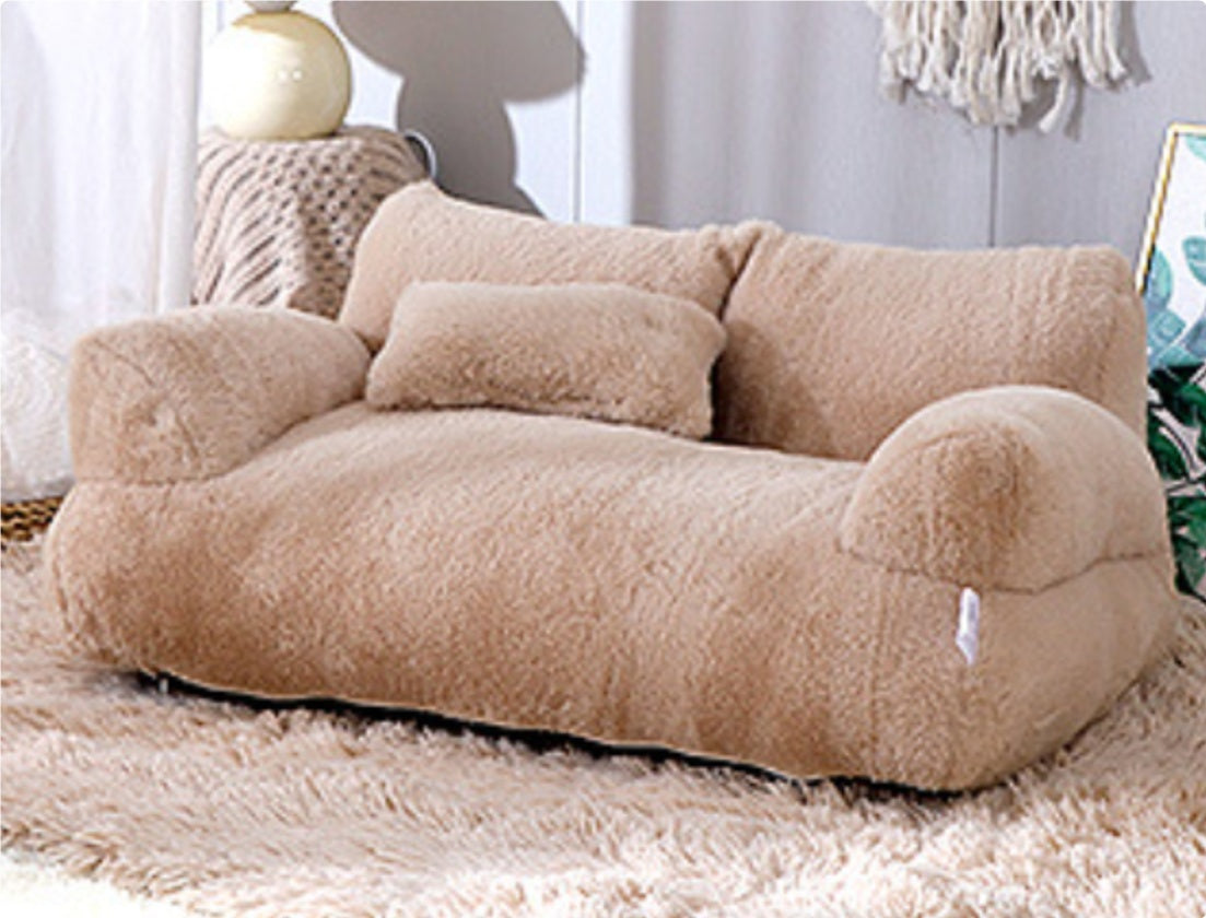 Luxury Dog/Cat Bed Sofa - Winter Warm Nest Bed