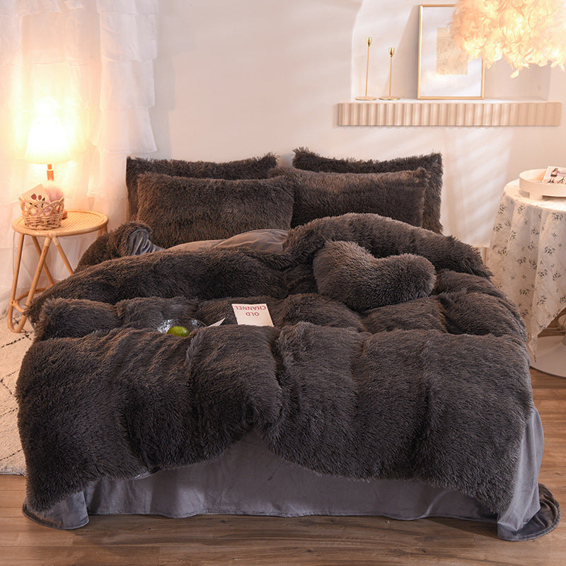 Luxury Fleece Duvet Cover - Plush Winter Bedding Set