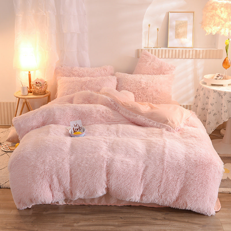 Luxury Fleece Duvet Cover - Plush Winter Bedding Set