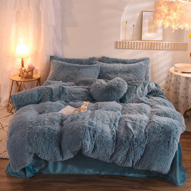 Luxury Fleece Duvet Cover - Plush Winter Bedding Set