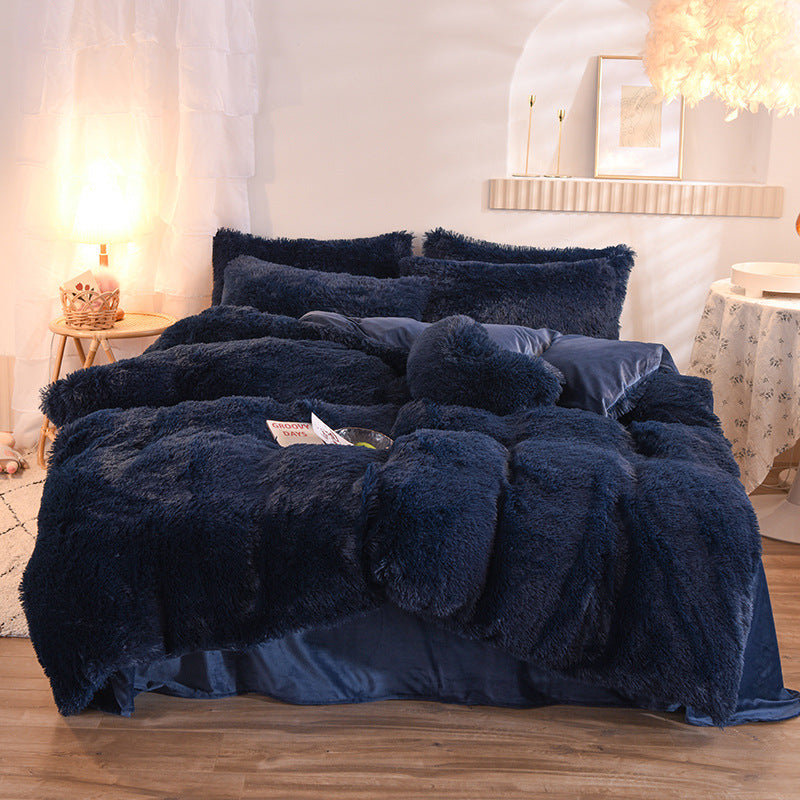 Luxury Fleece Duvet Cover - Plush Winter Bedding Set