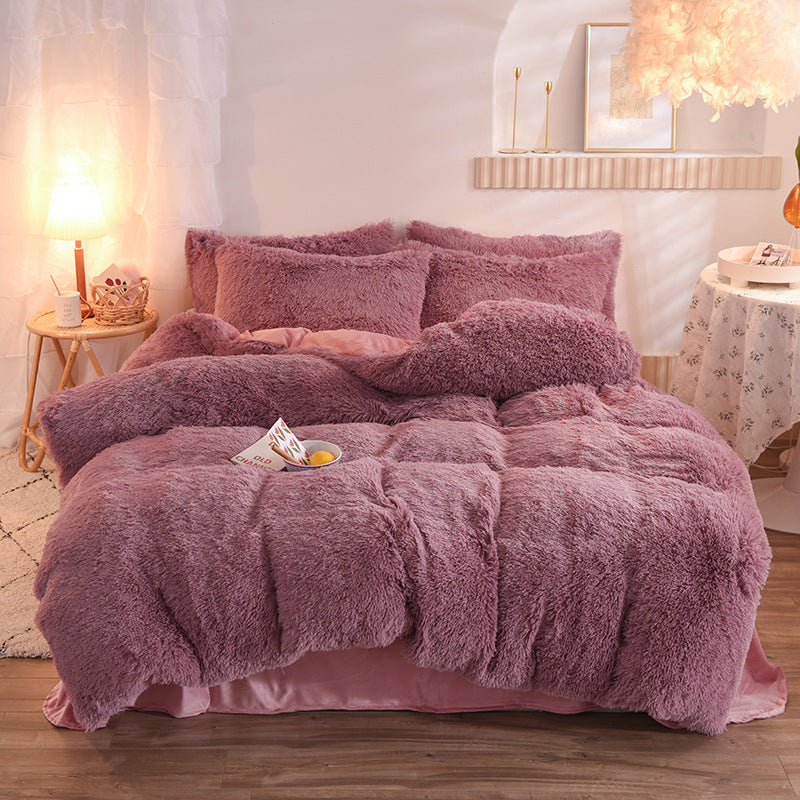 Luxury Fleece Duvet Cover - Plush Winter Bedding Set