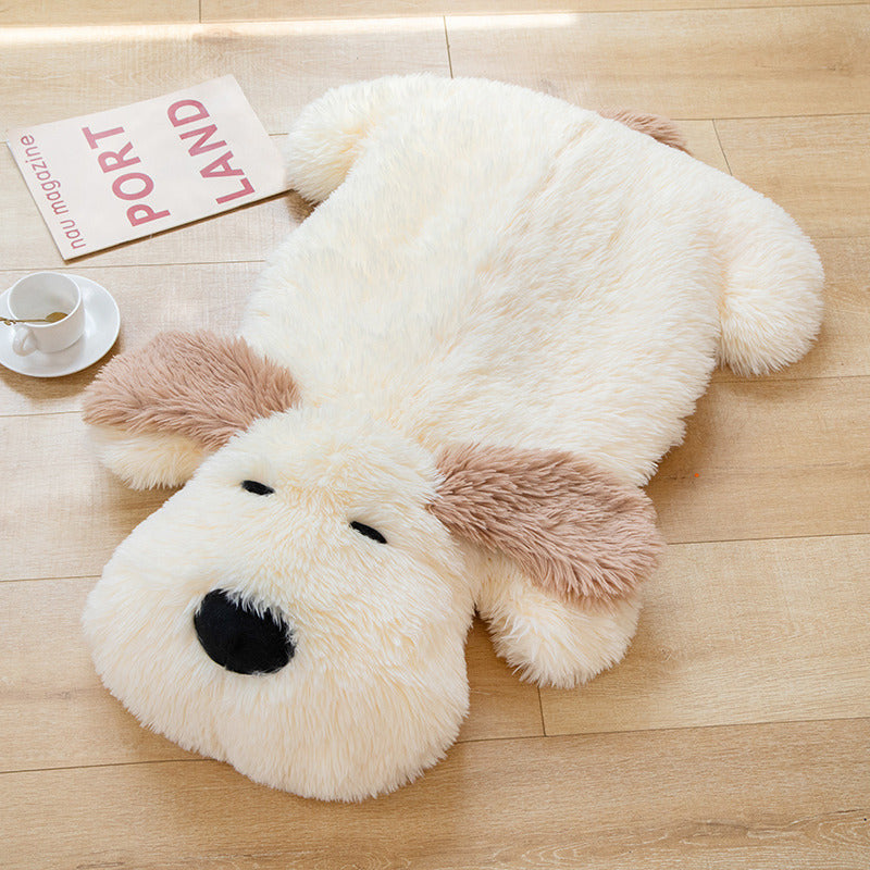 Giant Sitting Dog Plush Pillow - Soft Futon Mat Toy