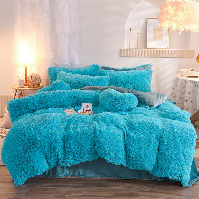 Luxury Fleece Duvet Cover - Plush Winter Bedding Set