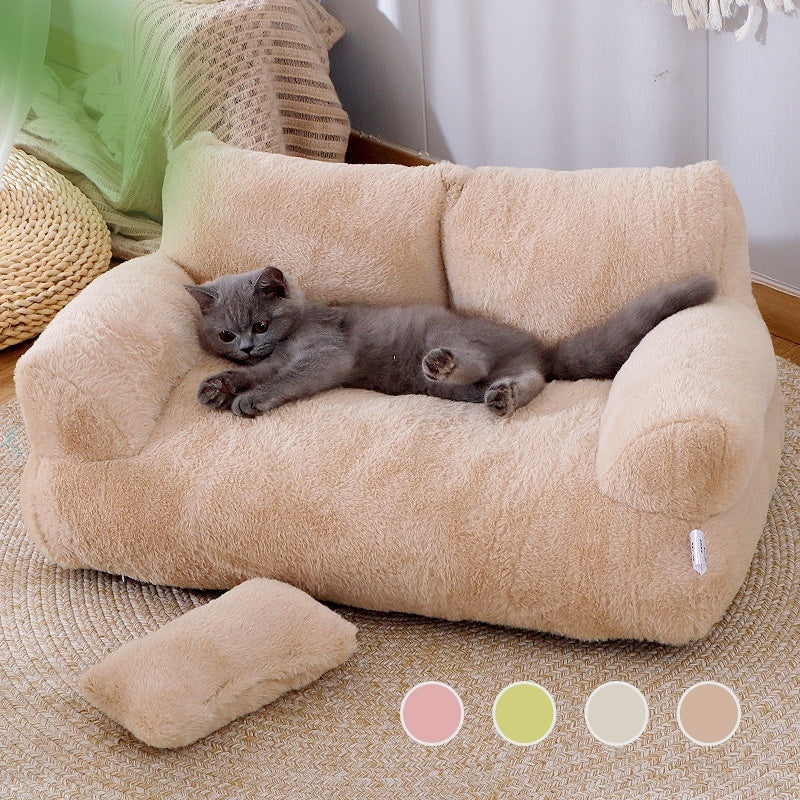 Luxury Dog/Cat Bed Sofa - Winter Warm Nest Bed