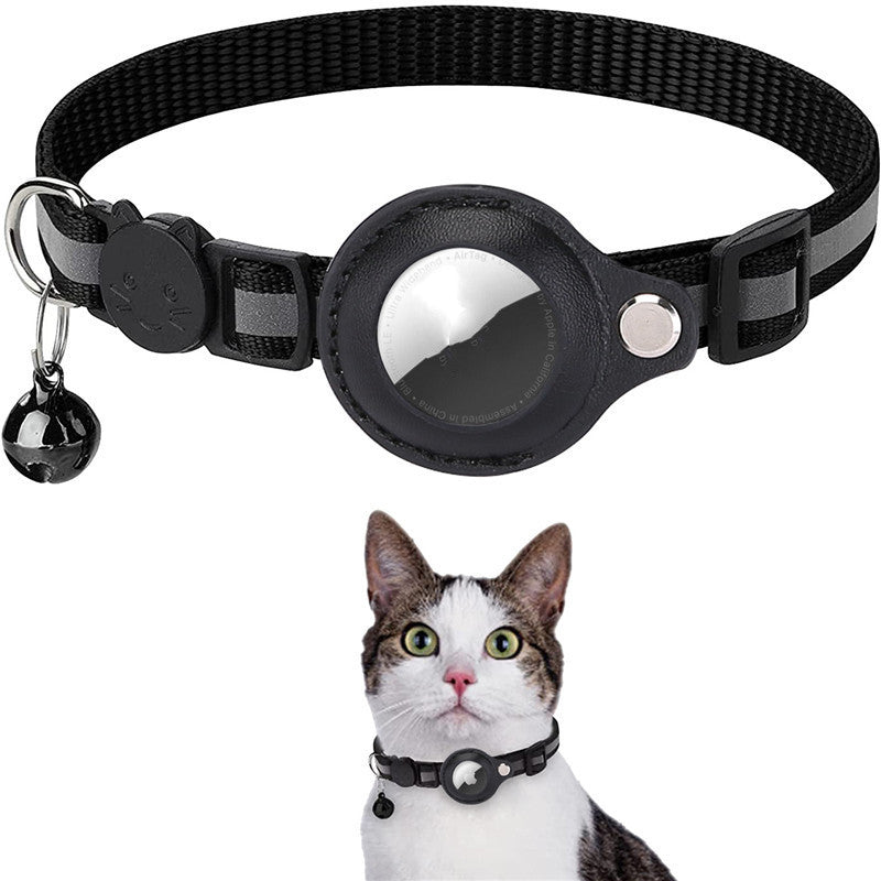 Reflective AirTag Pet Collar - Waterproof Holder for Dogs & Cats