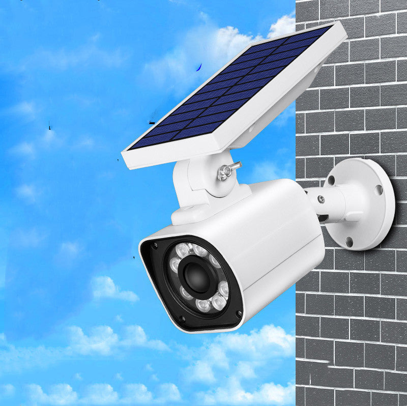 Solar Security Camera Light - Simulation Deterrent Spotlight