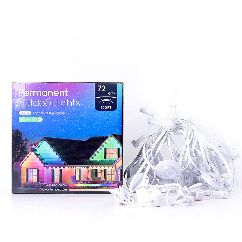 Year-Round LED Outdoor String Lights - Ambient Decor for Every Holiday