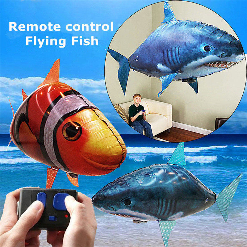 Remote Control Flying Shark - Air Swimming Balloon Toy